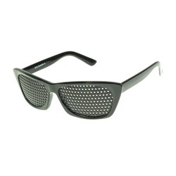 Rasterbrille 415-FSG, schwarzer Rahmen - ganzflchiger...