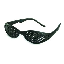 Rasterbrille 415-KSG, schwarzer Rahmen - ganzflchiger...