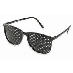 Rasterbrille 415-YSG, schwarzer Rahmen - ganzflchiger...