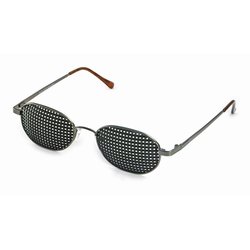 Metal pinhole glasses 420-GAP, quadratic pattern,...